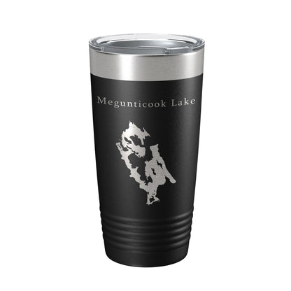 Megunticook Lake Map Tumbler Travel Mug Insulated Laser Engraved Coffee Cup Maine 20 oz-5