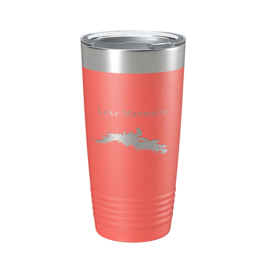 Lake Maumelle Map Tumbler Travel Mug Insulated Laser Engraved Coffee Cup Arkansas 20 oz-20