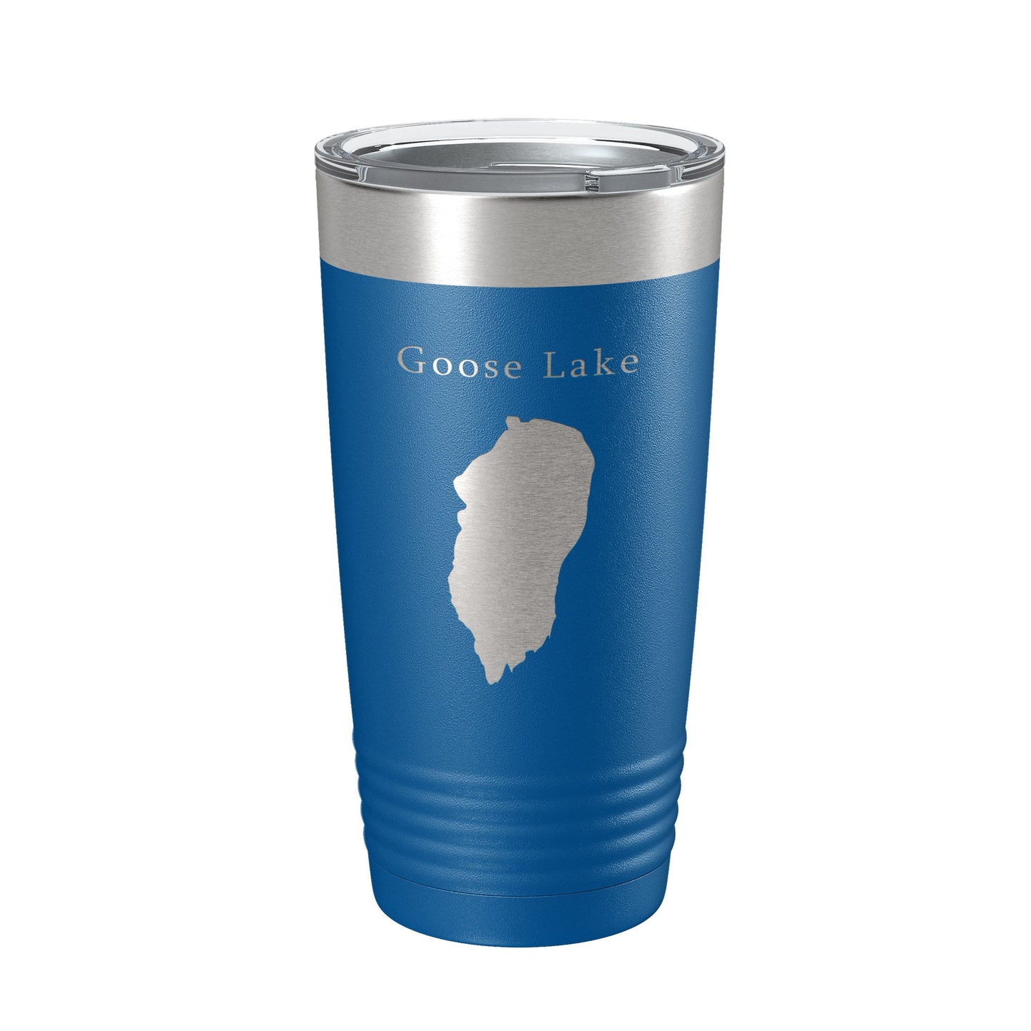 Goose Lake Map Tumbler Travel Mug Insulated Laser Engraved Coffee Cup California Oregon 20 oz-6