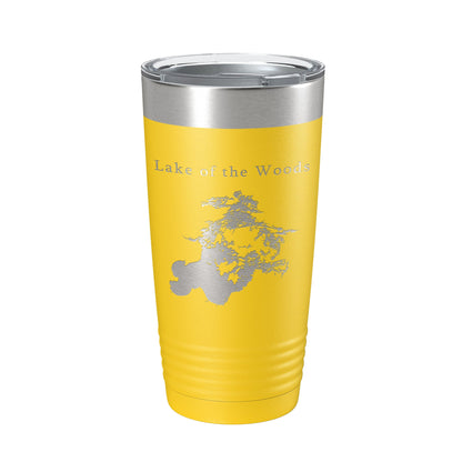 Lake of the Woods Map Tumbler Travel Mug Insulated Laser Engraved Coffee Cup Minnesota 20 oz-19