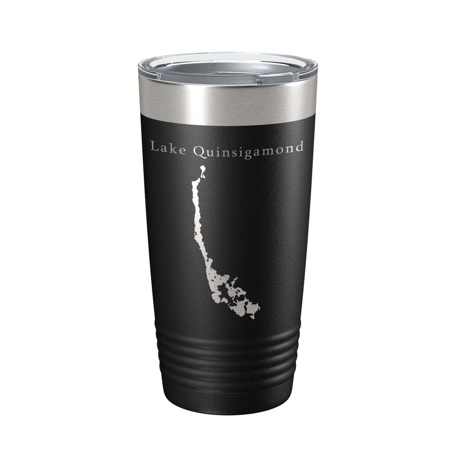 Lake Quinsigamond Map Tumbler Travel Mug Insulated Laser Engraved Coffee Cup Massachusetts 20 oz-5