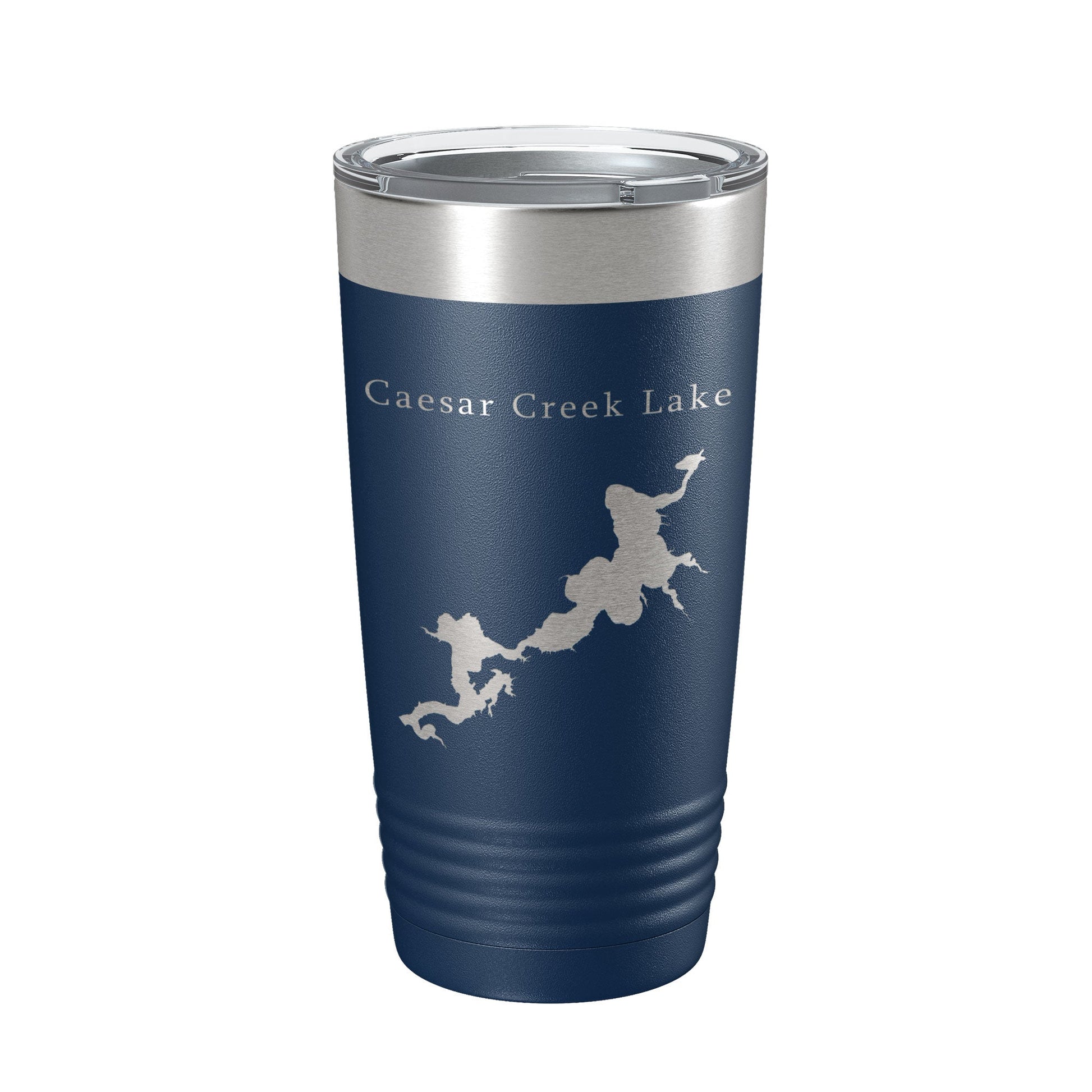 Caesar Creek Lake Map Tumbler Travel Mug Insulated Laser Engraved Coffee Cup Ohio 20 oz-2