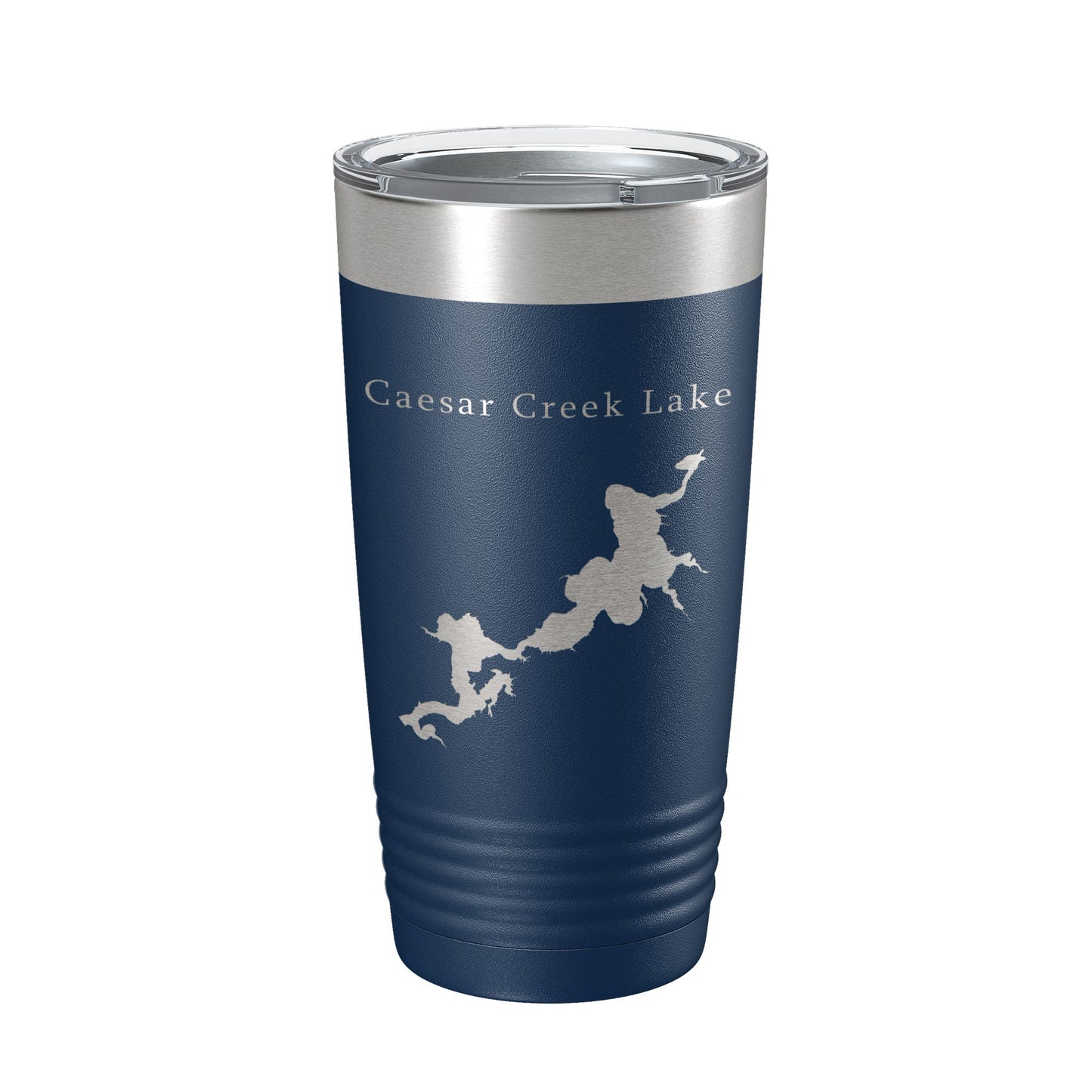 Caesar Creek Lake Map Tumbler Travel Mug Insulated Laser Engraved Coffee Cup Ohio 20 oz-8