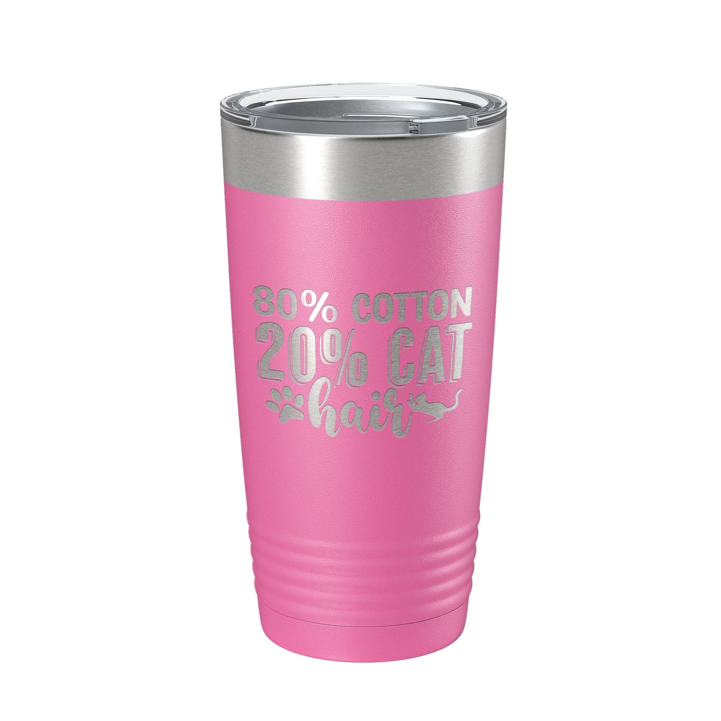 Cat Hair Joke Tumbler Funny Cat Lover Gift Travel Mug Insulated Laser Engraved Coffee Cup 20 oz-11