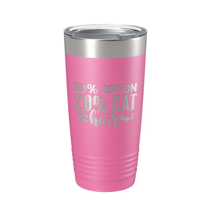 Cat Hair Joke Tumbler Funny Cat Lover Gift Travel Mug Insulated Laser Engraved Coffee Cup 20 oz-11