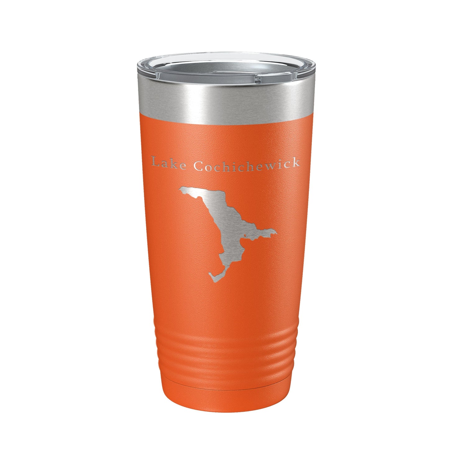 Lake Cochichewick Map Tumbler Travel Mug Insulated Laser Engraved Coffee Cup Massachusetts 20 oz-17