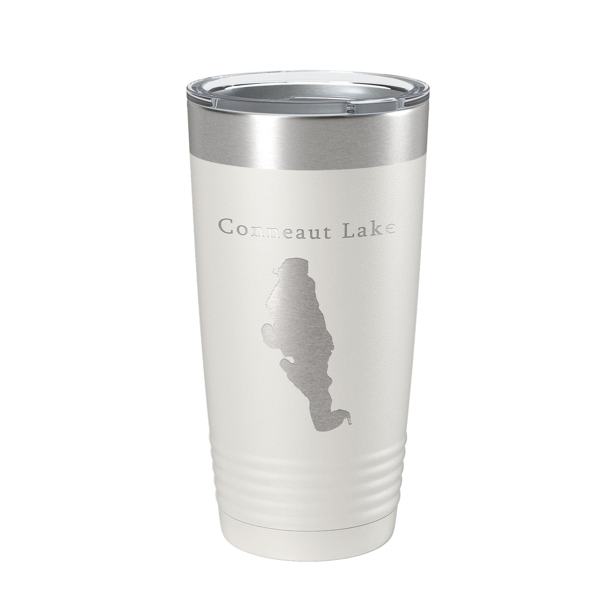 Conneaut Lake Map Tumbler Travel Mug Insulated Laser Engraved Coffee Cup Pennsylvania 20 oz-1