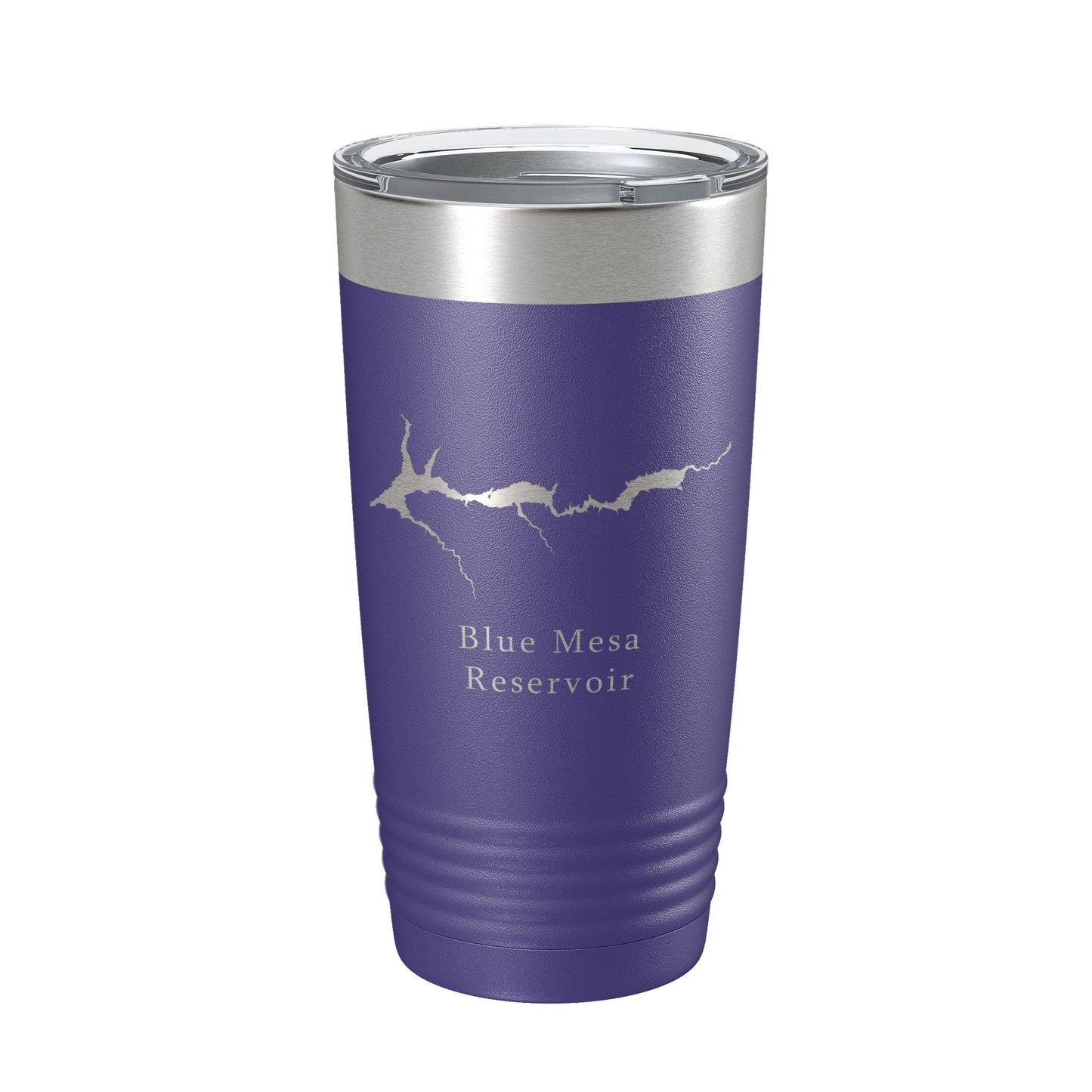 Blue Mesa Reservoir Tumbler Lake Map Travel Mug Insulated Laser Engraved Coffee Cup Colorado 20 oz-15