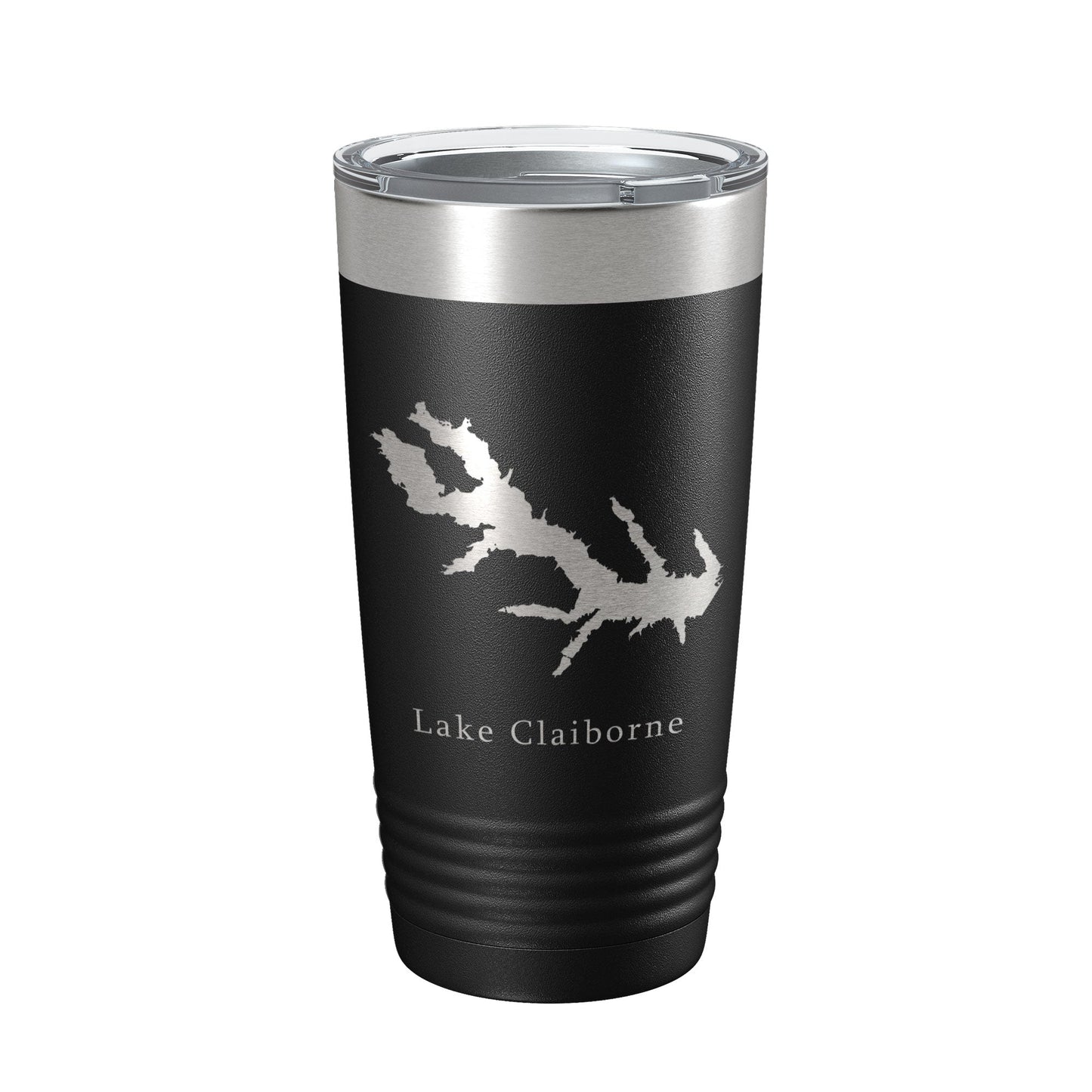 Lake Claiborne Map Tumbler Travel Mug Insulated Laser Engraved Coffee Cup Louisiana 20 oz-5