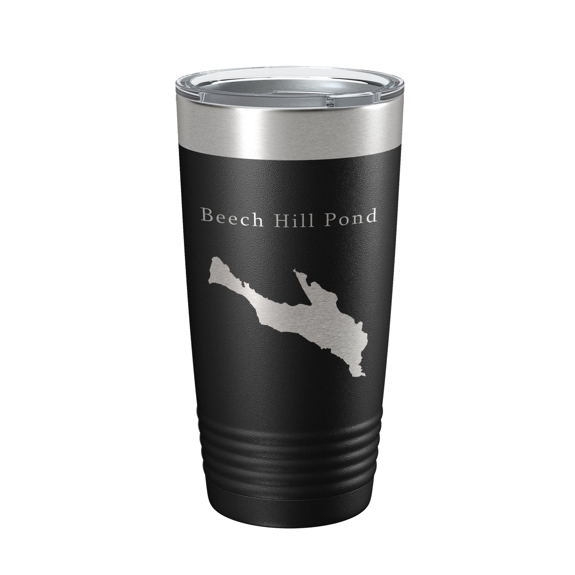Beech Hill Pond Tumbler Lake Map Travel Mug Insulated Laser Engraved Coffee Cup Maine 20 oz-5
