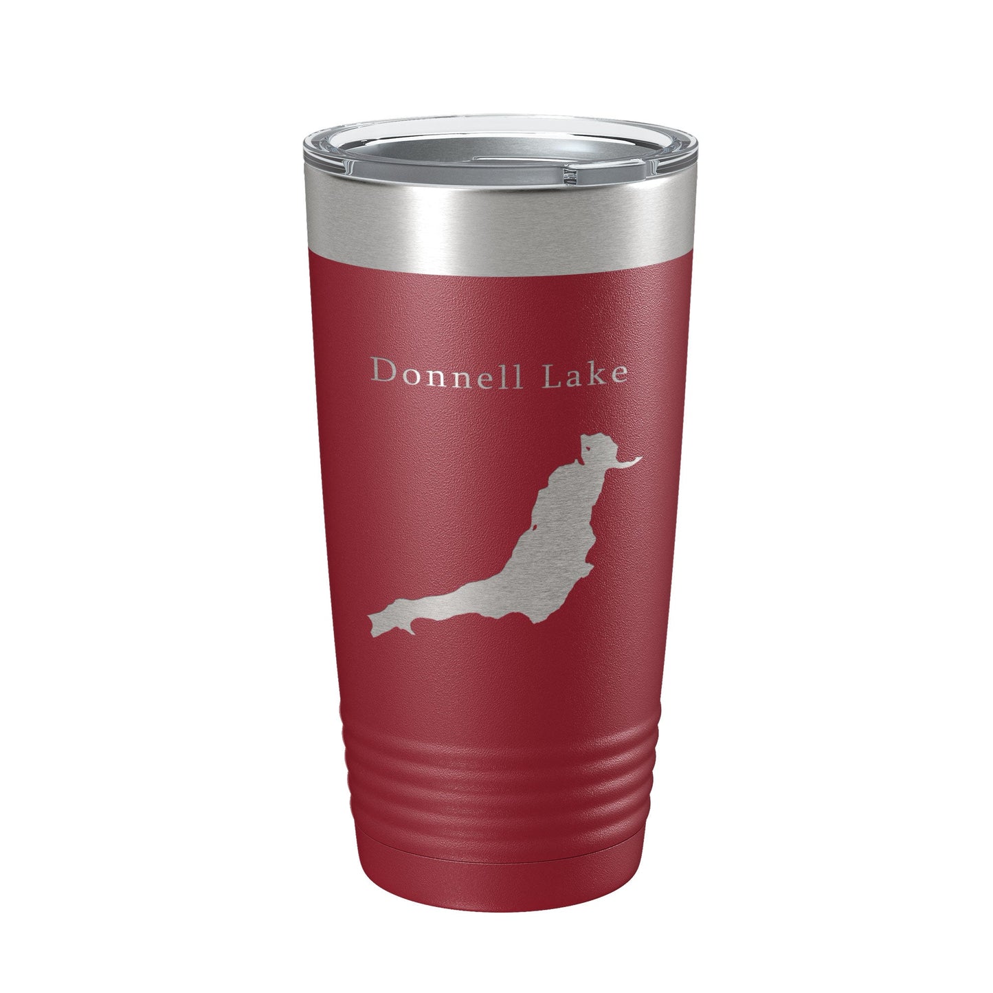 Donnell Lake Map Tumbler Travel Mug Insulated Laser Engraved Coffee Cup California 20 oz-18