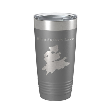 Brantingham Lake Map Tumbler Travel Mug Insulated Laser Engraved Coffee Cup New York 20 oz-16