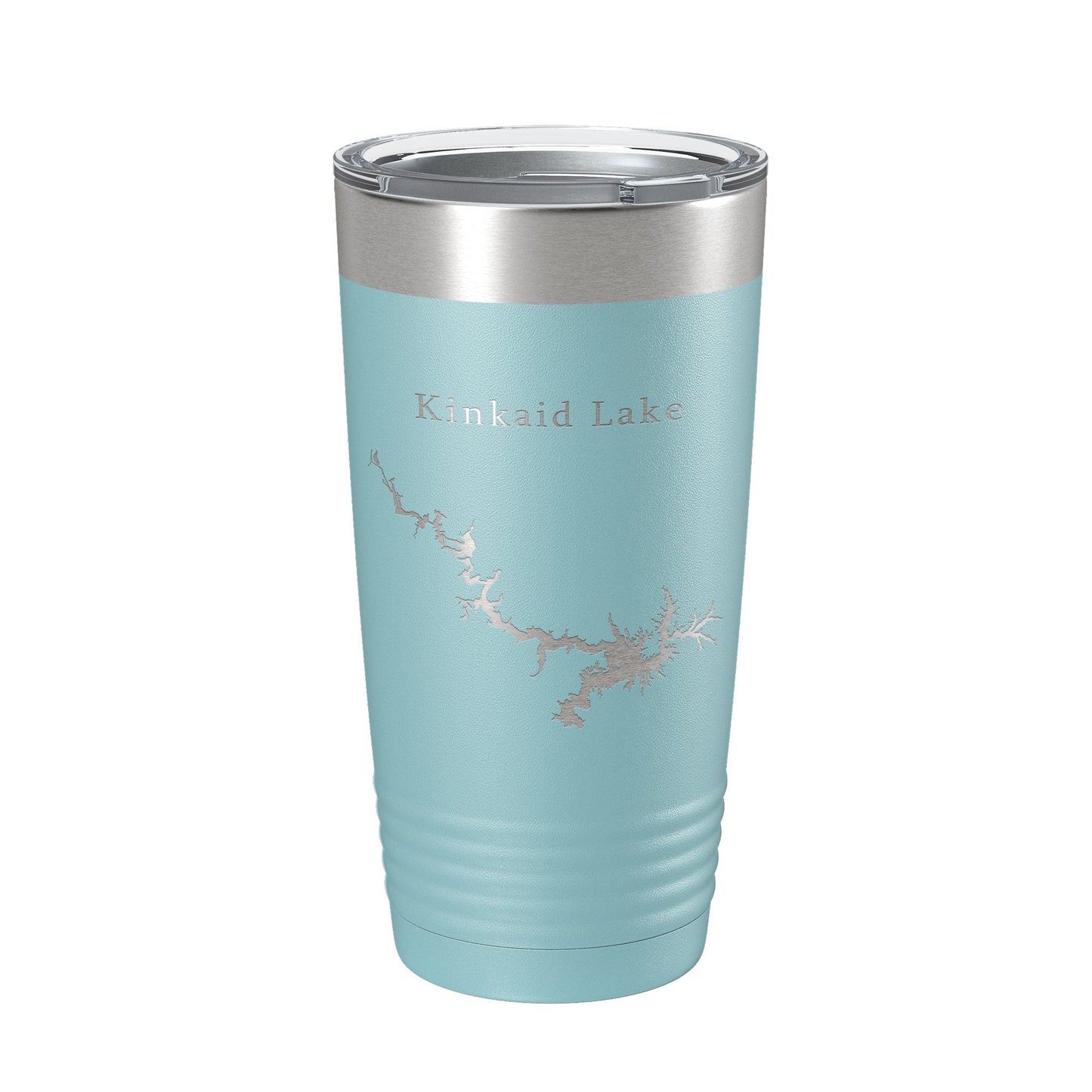 Kinkaid Lake Map Tumbler Travel Mug Insulated Laser Engraved Coffee Cup Illinois 20 oz-13