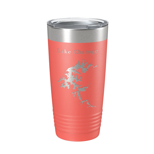 Lake Chatuge Map Tumbler Travel Mug Insulated Laser Engraved Coffee Cup Georgia North Carolina 20 oz-20