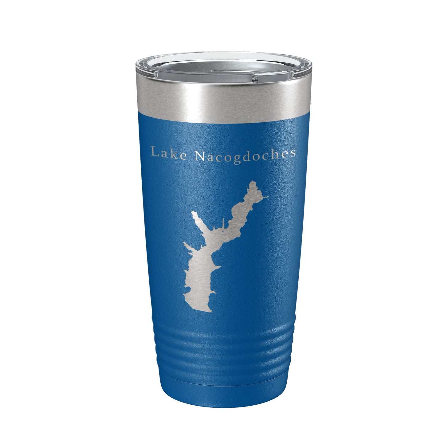 Lake Nacogdoches Map Tumbler Travel Mug Insulated Laser Engraved Coffee Cup Texas 20 oz-6