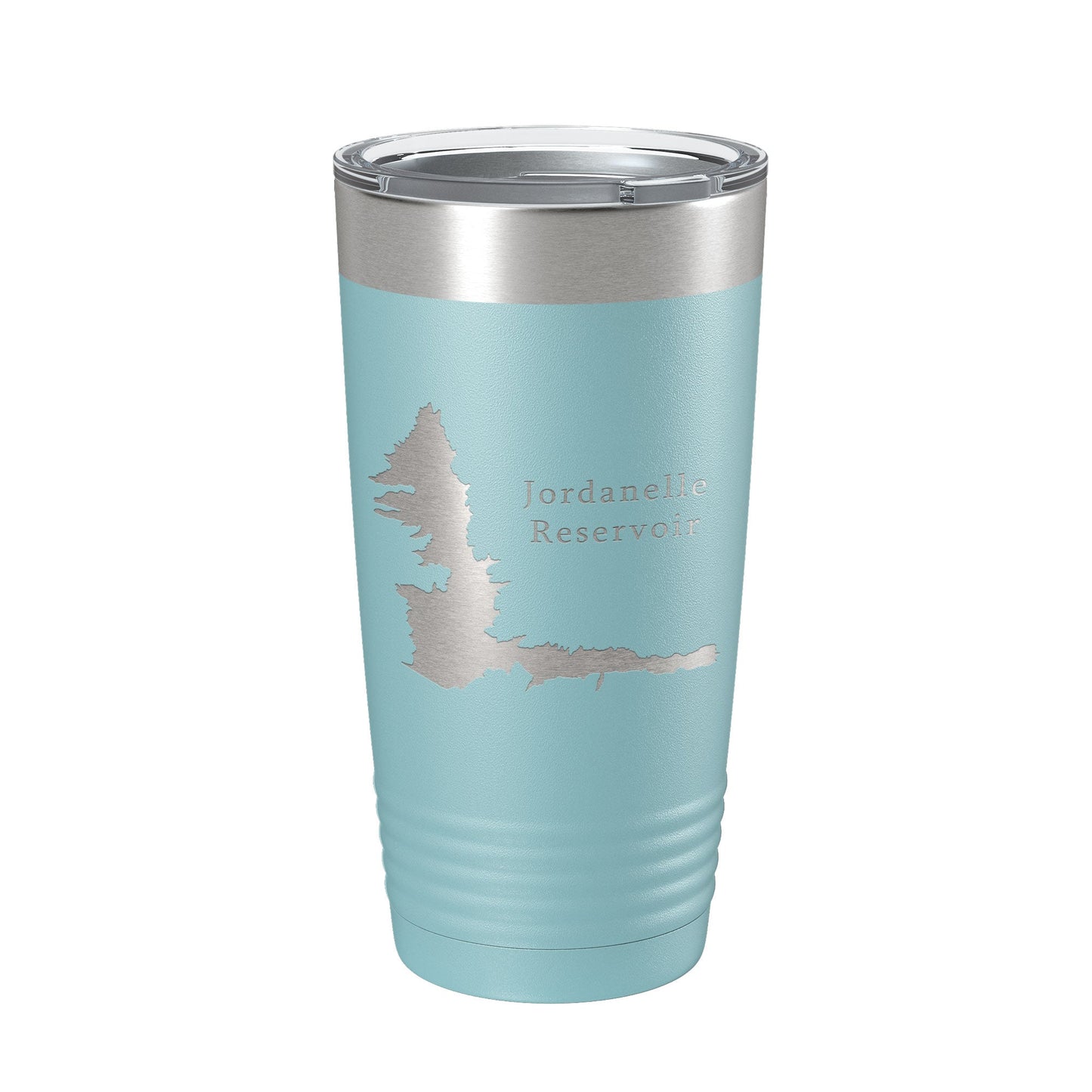 Jordanelle Reservoir Tumbler Lake Map Travel Mug Insulated Laser Engraved Coffee Cup Utah 20 oz-13