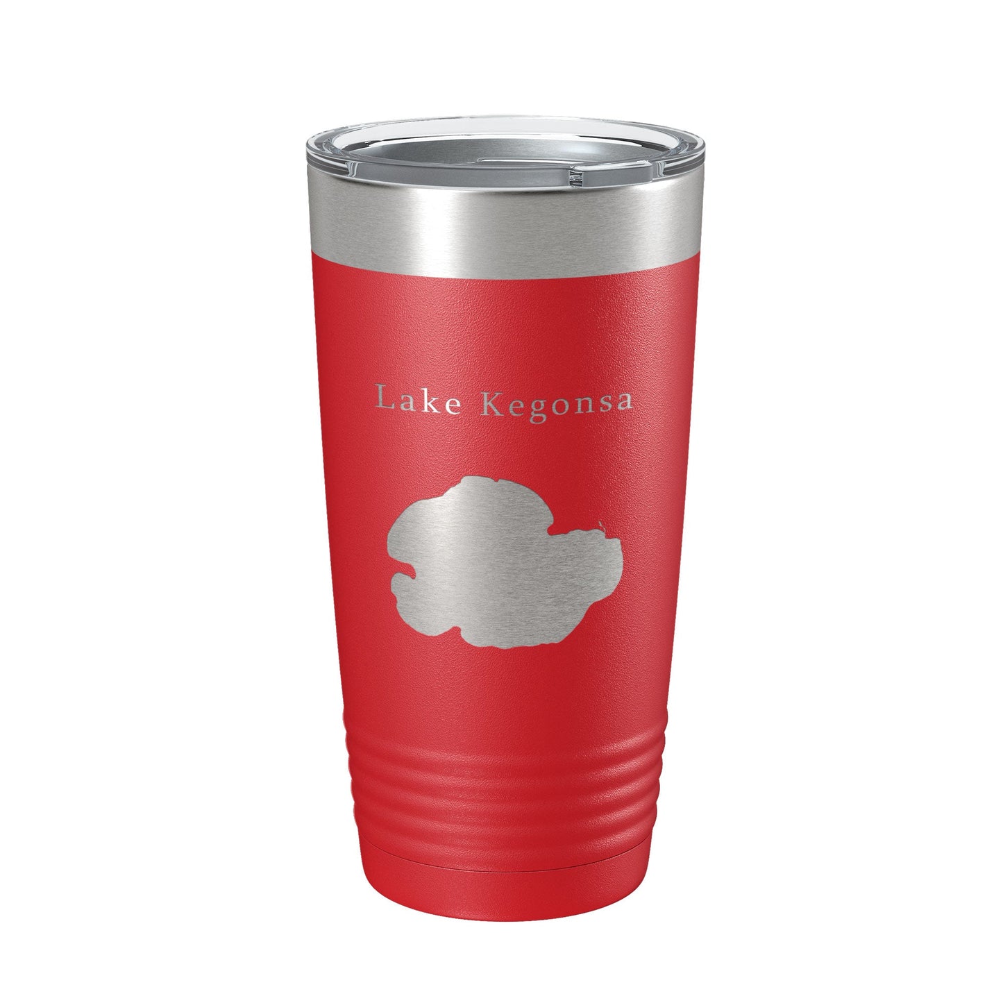 Lake Kegonsa Map Tumbler Travel Mug Insulated Laser Engraved Coffee Cup Wisconsin 20 oz-10
