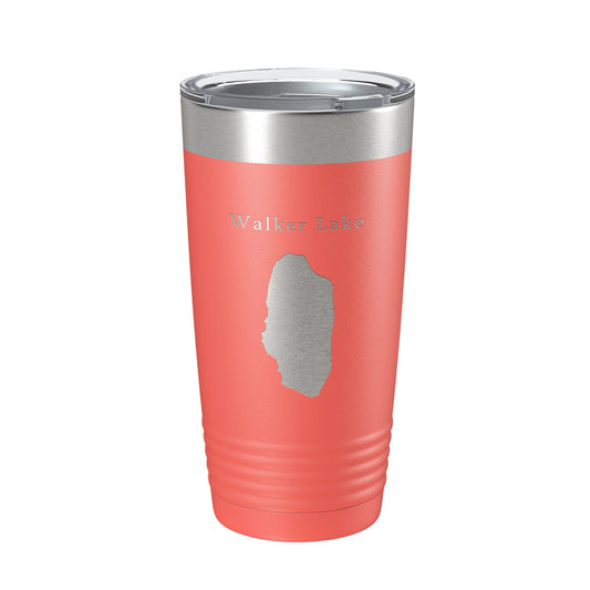 Walker Lake Map Tumbler Travel Mug Insulated Laser Engraved Coffee Cup Nevada 20 oz-20