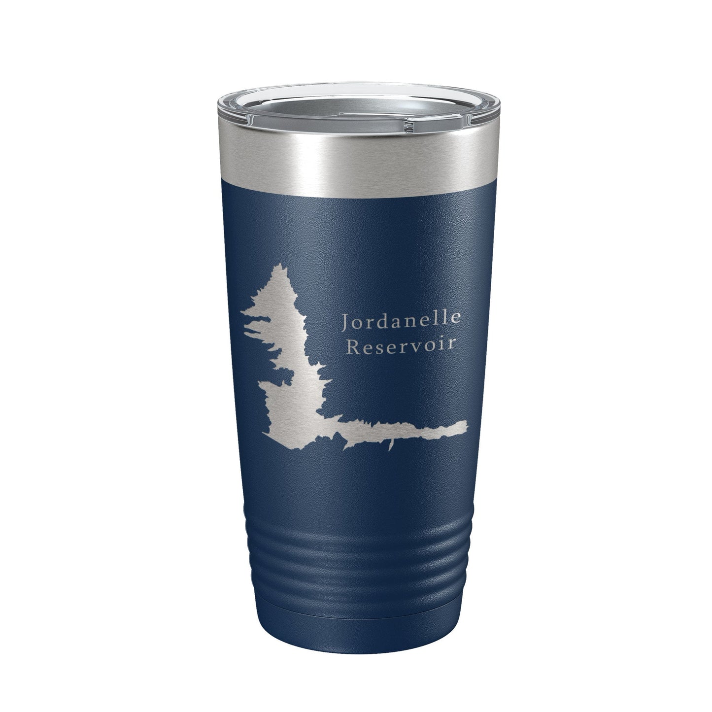 Jordanelle Reservoir Tumbler Lake Map Travel Mug Insulated Laser Engraved Coffee Cup Utah 20 oz-2