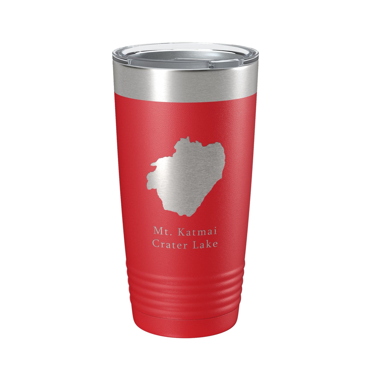 Mt. Katmai Crater Lake Map Tumbler Travel Mug Insulated Laser Engraved Coffee Cup Alaska 20 oz-10