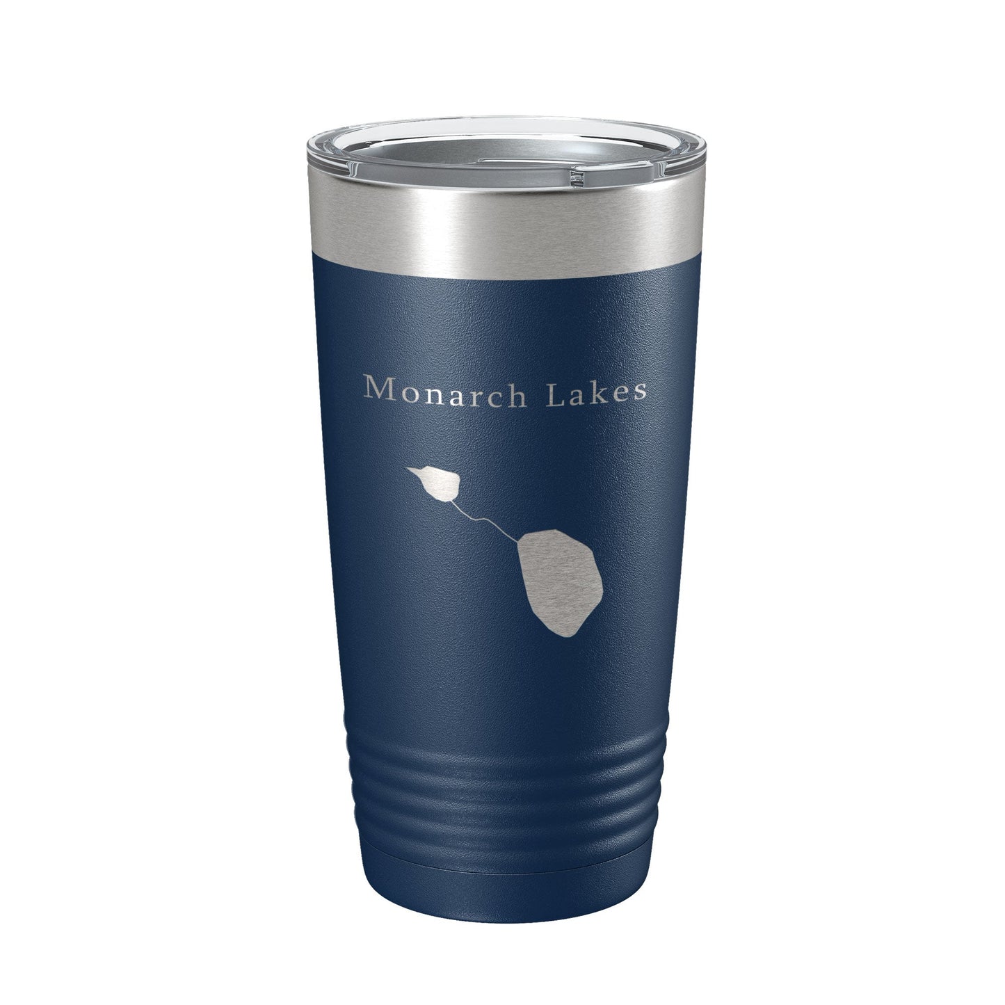 Monarch Lakes Map Tumbler Travel Mug Insulated Laser Engraved Coffee Cup California 20 oz-8