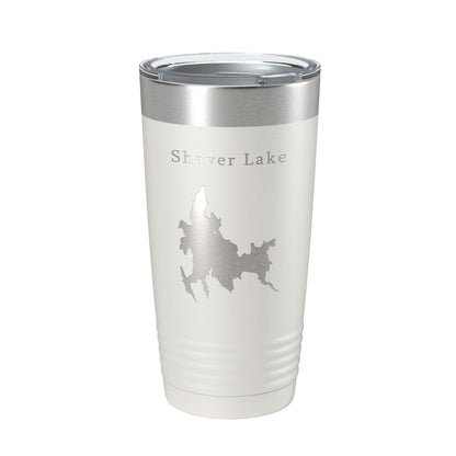 Shaver Lake Map Tumbler Travel Mug Insulated Laser Engraved Coffee Cup California 20 oz-7