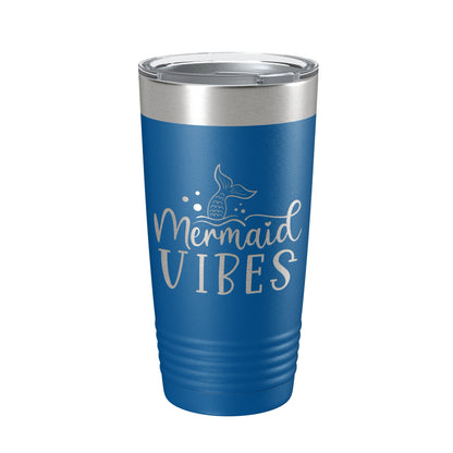 Mermaid Vibes Tumbler Travel Mug Insulated Laser Engraved Coffee Cup 20 oz-6
