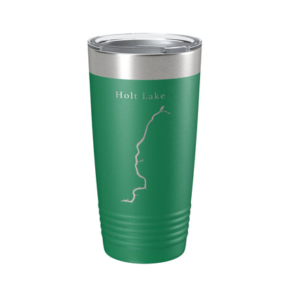 Holt Lake Map Tumbler Travel Mug Insulated Laser Engraved Coffee Cup Alabama 20 oz-9