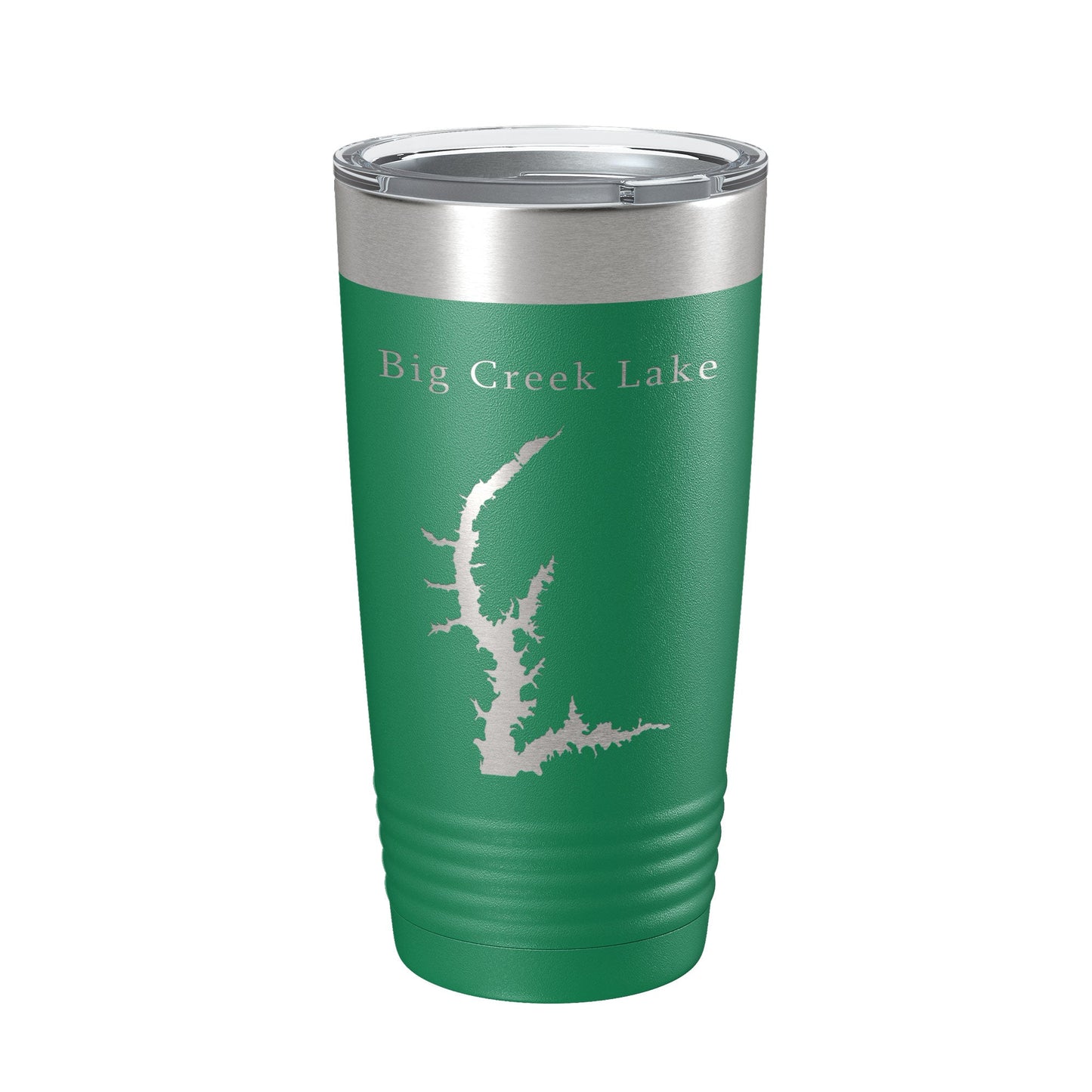 Big Creek Lake Map Tumbler Travel Mug Insulated Laser Engraved Coffee Cup Alabama 20 oz-9