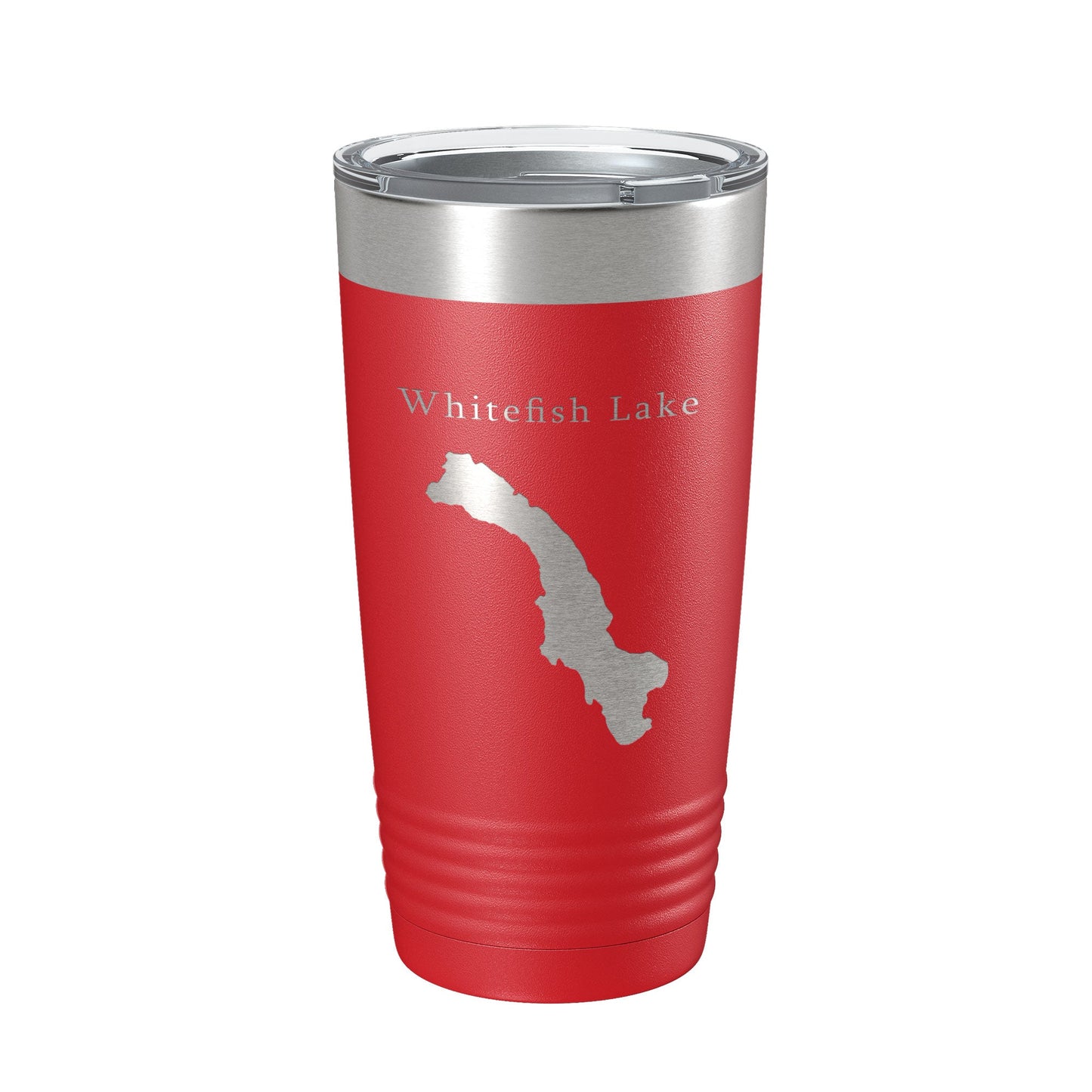 Whitefish Lake Map Tumbler Travel Mug Insulated Laser Engraved Coffee Cup Montana 20 oz-10