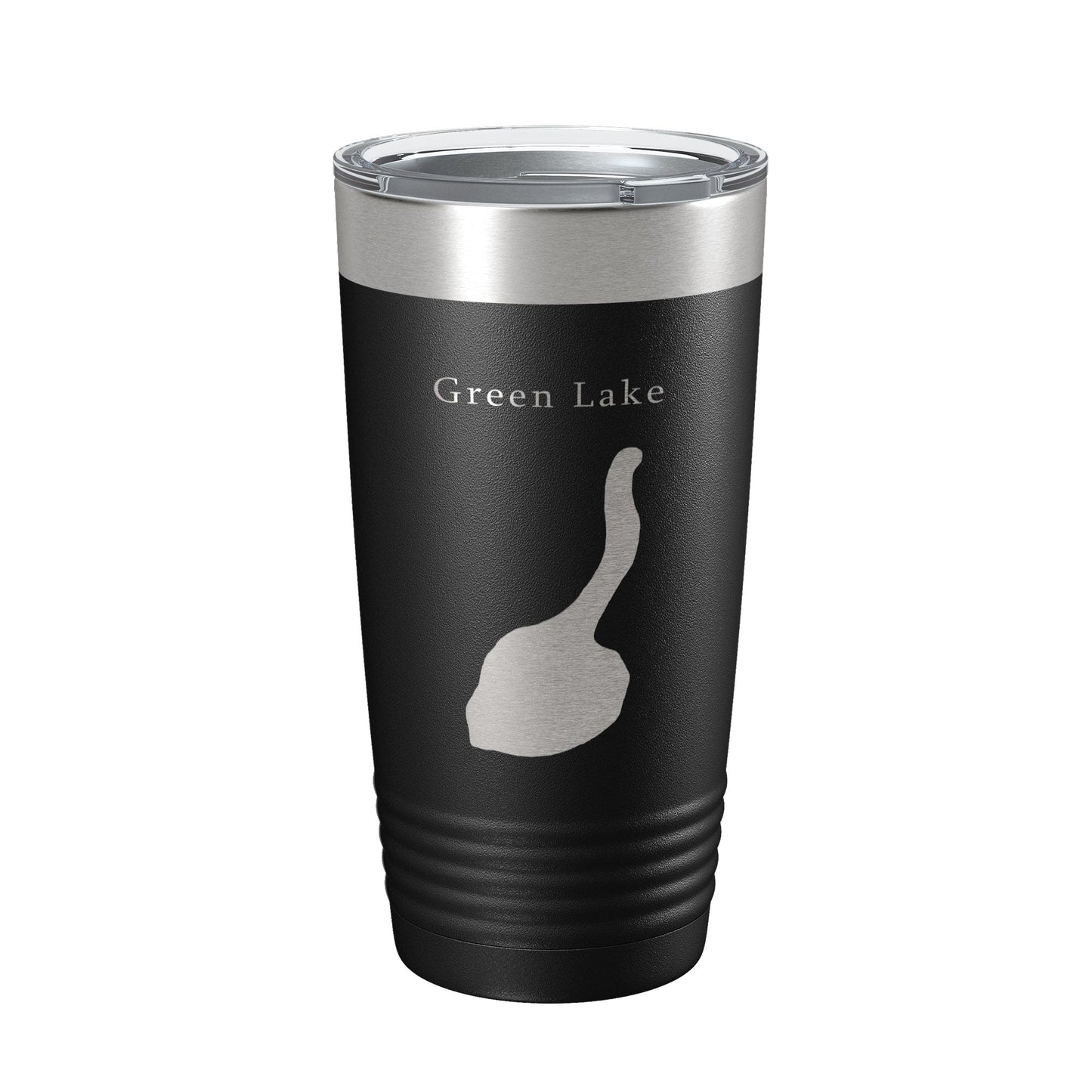 Green Lake Map Tumbler Travel Mug Insulated Laser Engraved Coffee Cup New York 20 oz-5