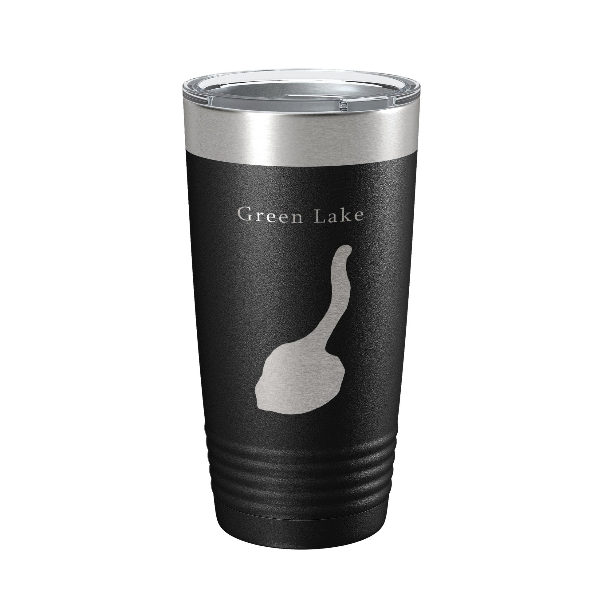 Green Lake Map Tumbler Travel Mug Insulated Laser Engraved Coffee Cup New York 20 oz-5