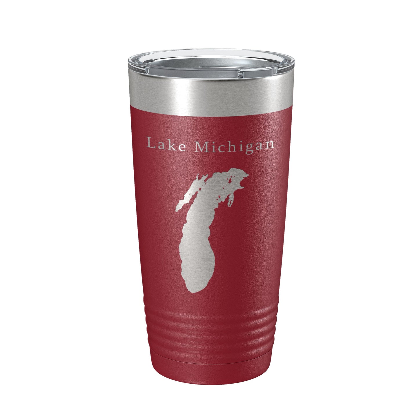 Lake Michigan Map Tumbler Travel Mug Insulated Laser Engraved Coffee Cup Illinois Wisconsin Indiana Michigan 20 oz-18