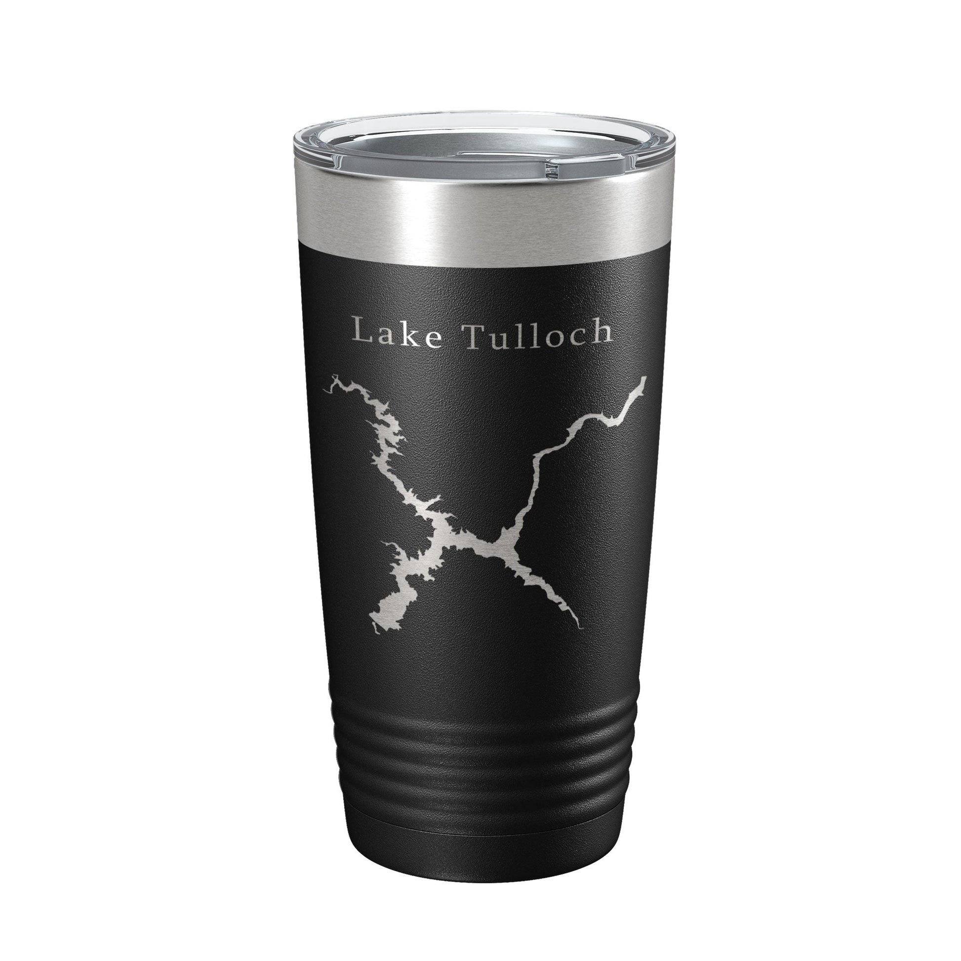 Lake Tulloch Map Tumbler Travel Mug Insulated Laser Engraved Coffee Cup California 20 oz-0