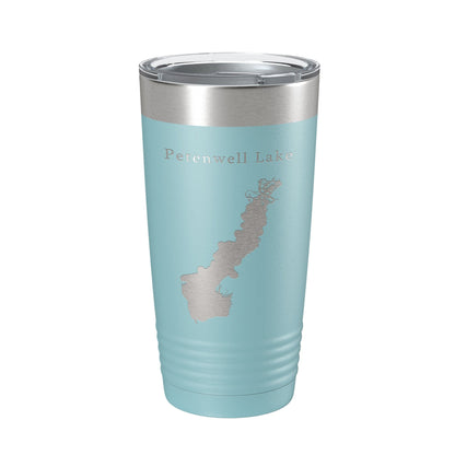 Petenwell Lake Map Tumbler Travel Mug Insulated Laser Engraved Coffee Cup Wisconsin 20 oz-13