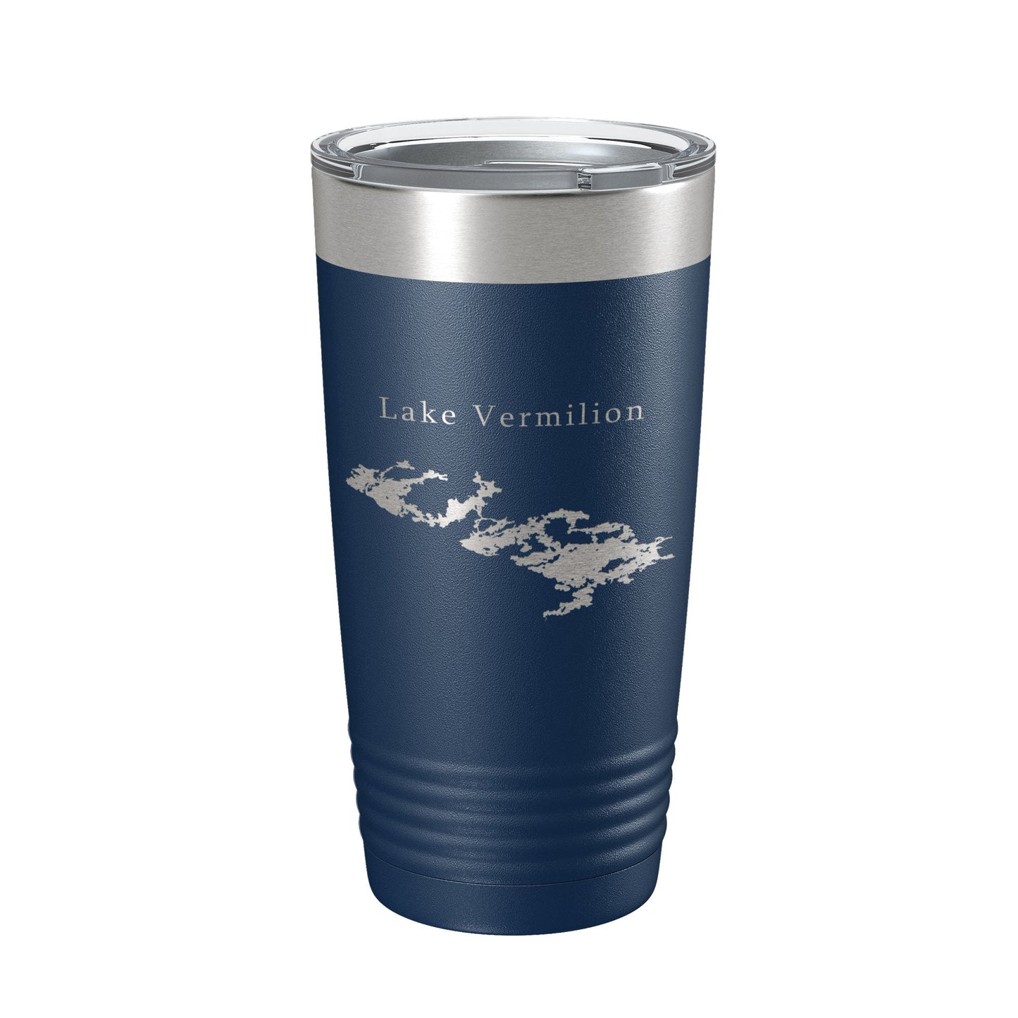 Lake Vermilion Map Tumbler Travel Mug Insulated Laser Engraved Coffee Cup Minnesota 20 oz-2
