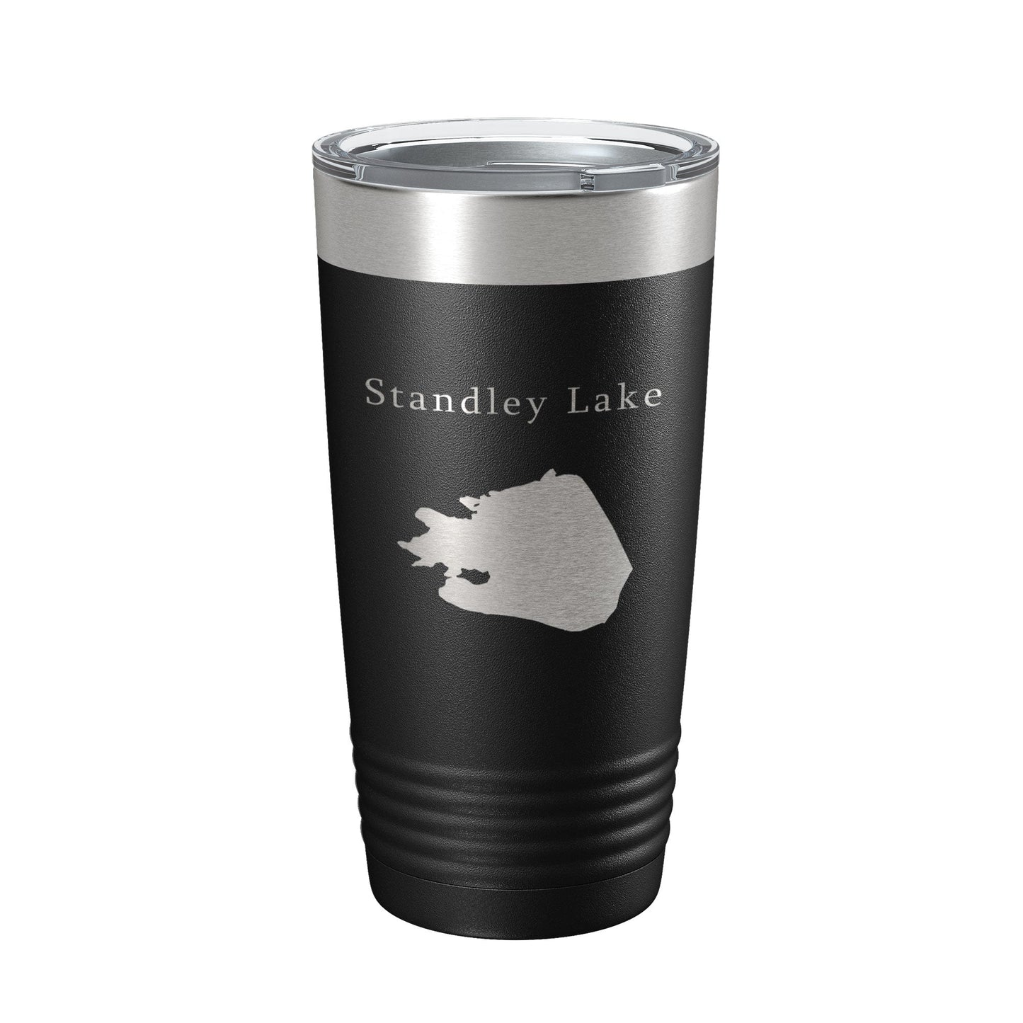 Standley Lake Map Tumbler Travel Mug Insulated Laser Engraved Coffee Cup Colorado 20 oz-0