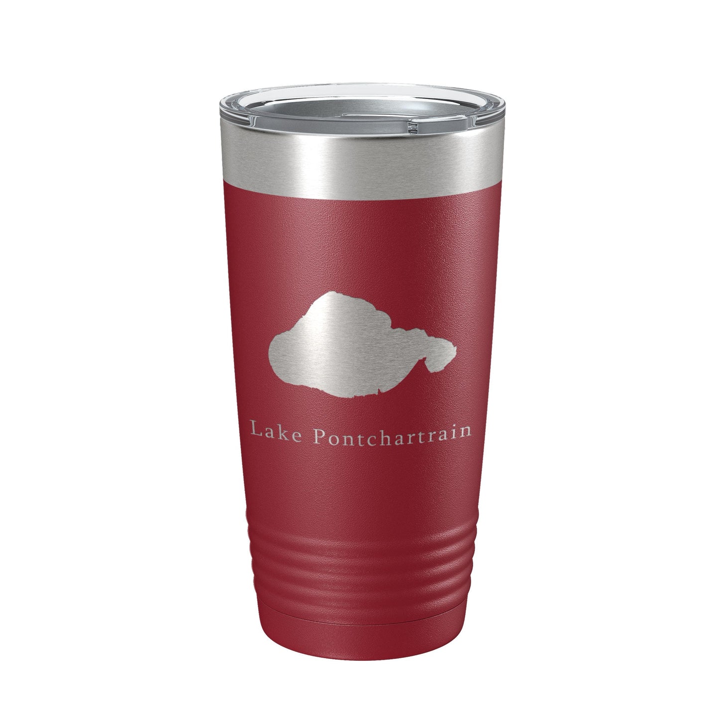 Lake Pontchartrain Map Tumbler Travel Mug Insulated Laser Engraved Coffee Cup New Orleans, Louisiana 20 oz-18
