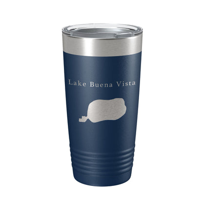 Lake Buena Vista Map Tumbler Travel Mug Insulated Laser Engraved Coffee Cup Florida 20 oz-2