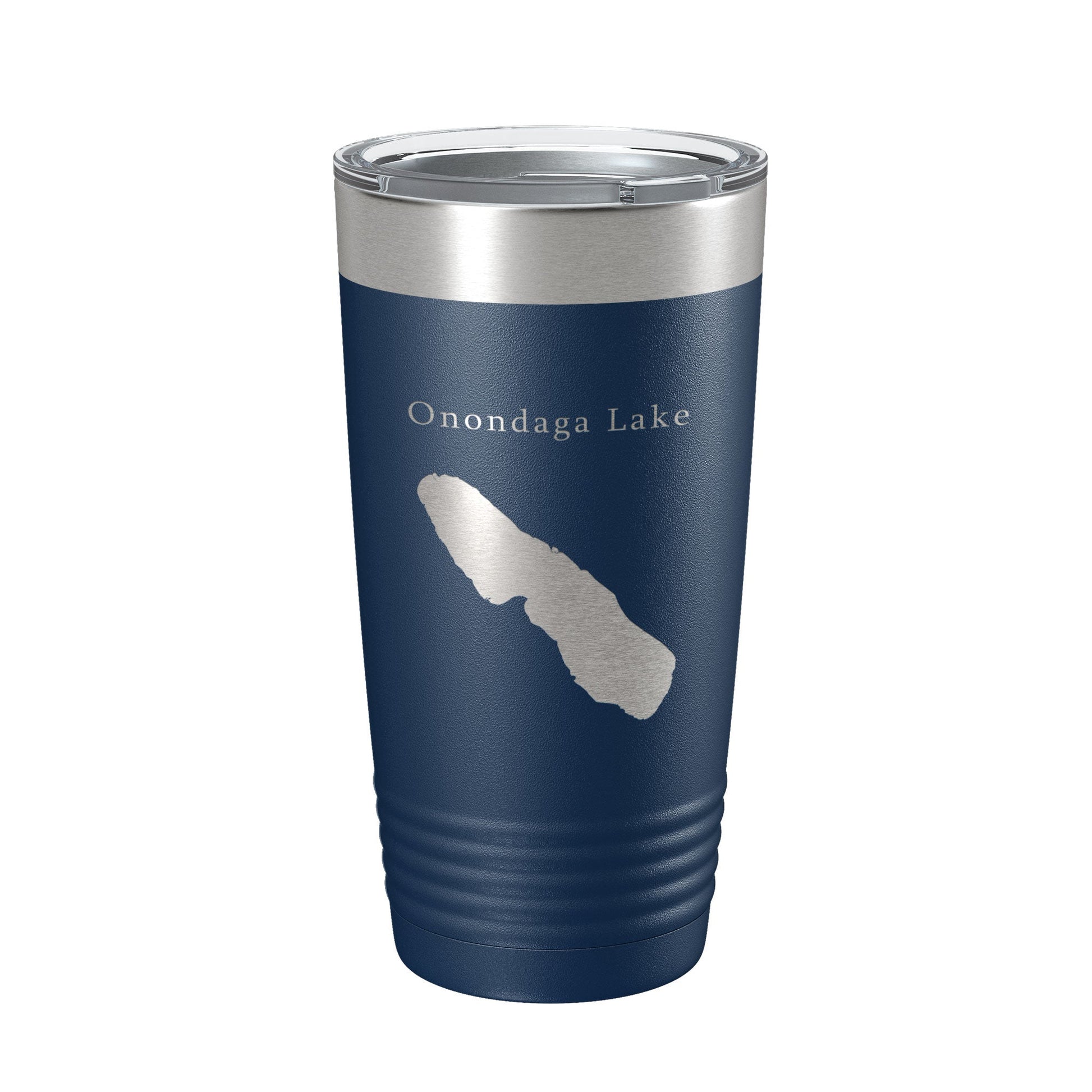 Onondaga Lake Map Tumbler Travel Mug Insulated Laser Engraved Coffee Cup Syracuse New York 20 oz-2