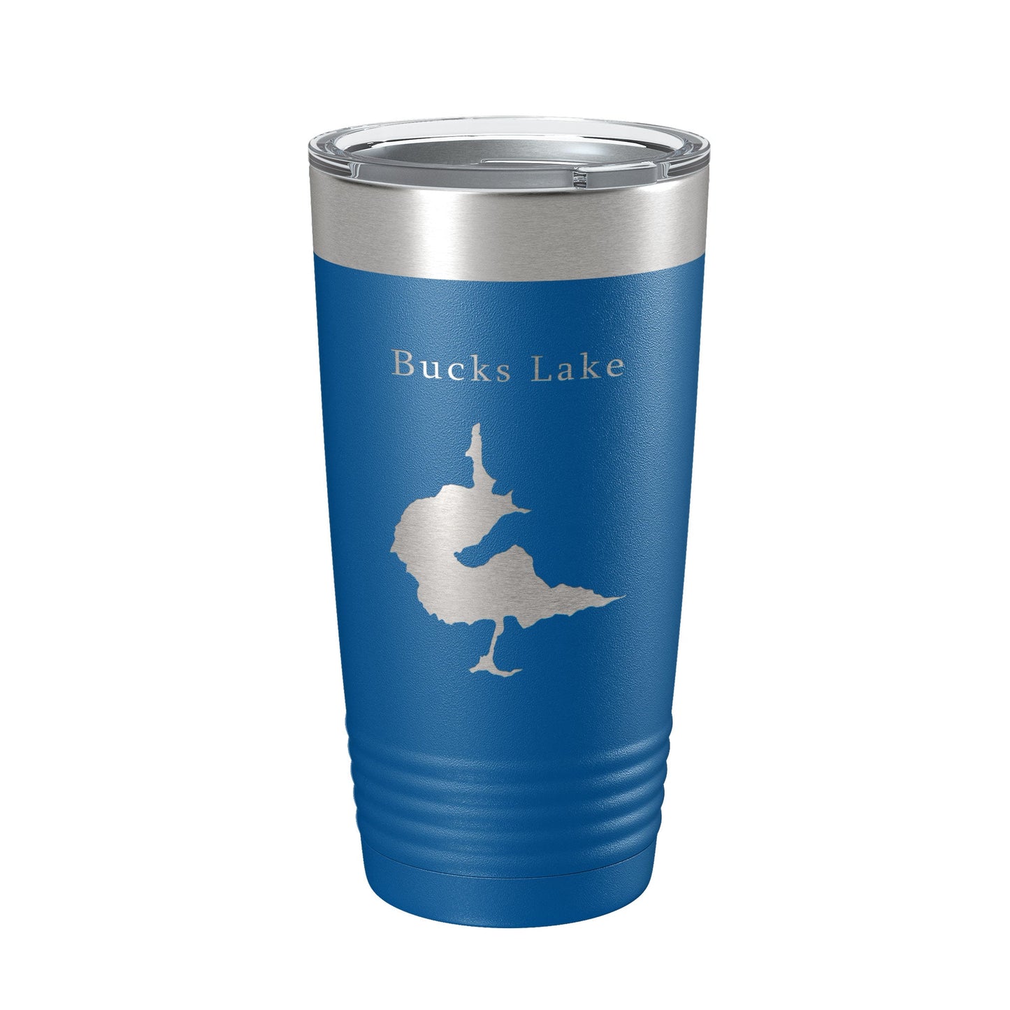 Bucks Lake Map Tumbler Travel Mug Insulated Laser Engraved Coffee Cup California 20 oz-6
