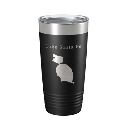 Lake Santa Fe Map Tumbler Travel Mug Insulated Laser Engraved Coffee Cup Florida 20 oz-5