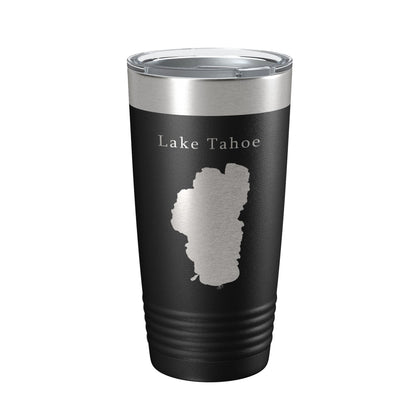 Lake Tahoe Map Tumbler Travel Mug Insulated Laser Engraved Coffee Cup California Nevada 20 oz-5
