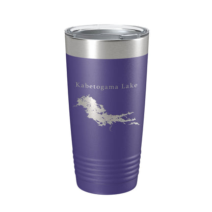 Kabetogama Lake Map Tumbler Travel Mug Insulated Laser Engraved Coffee Cup Minnesota 20 oz-15