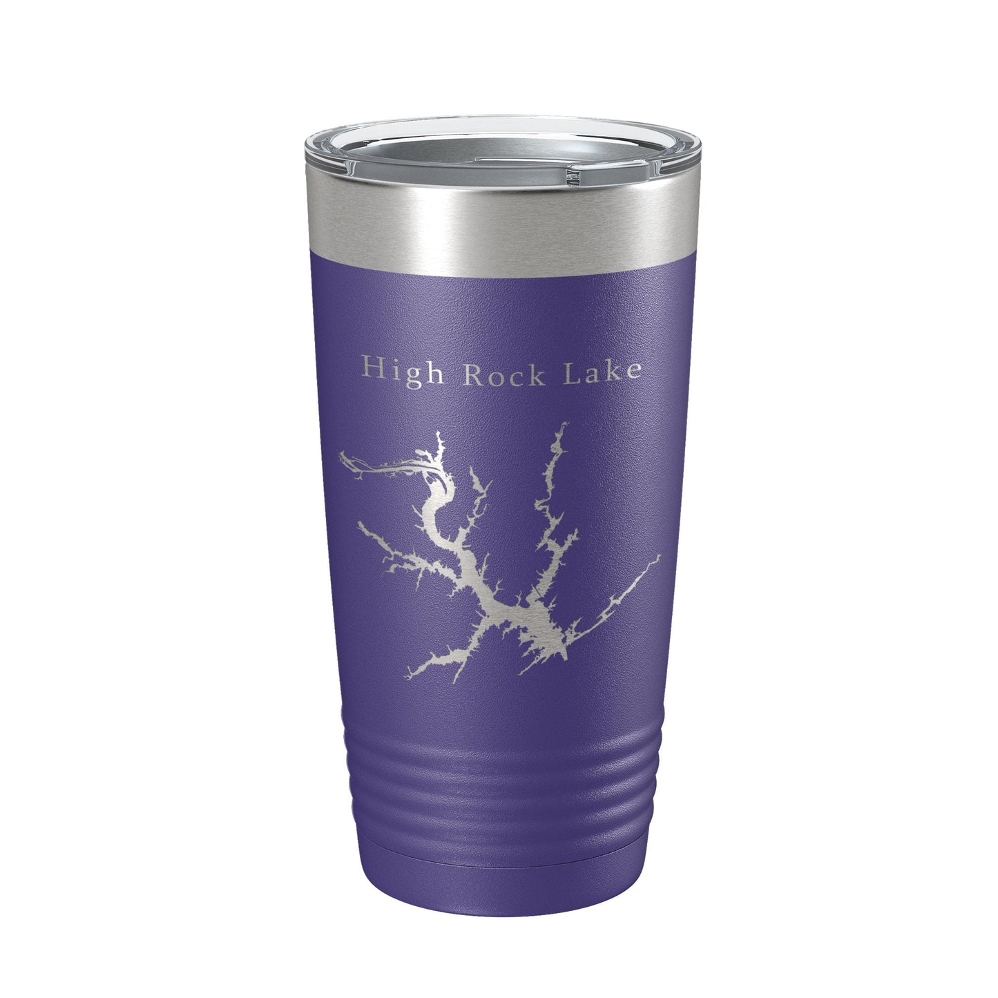 High Rock Lake Map Tumbler Travel Mug Insulated Laser Engraved Coffee Cup North Carolina 20 oz-15