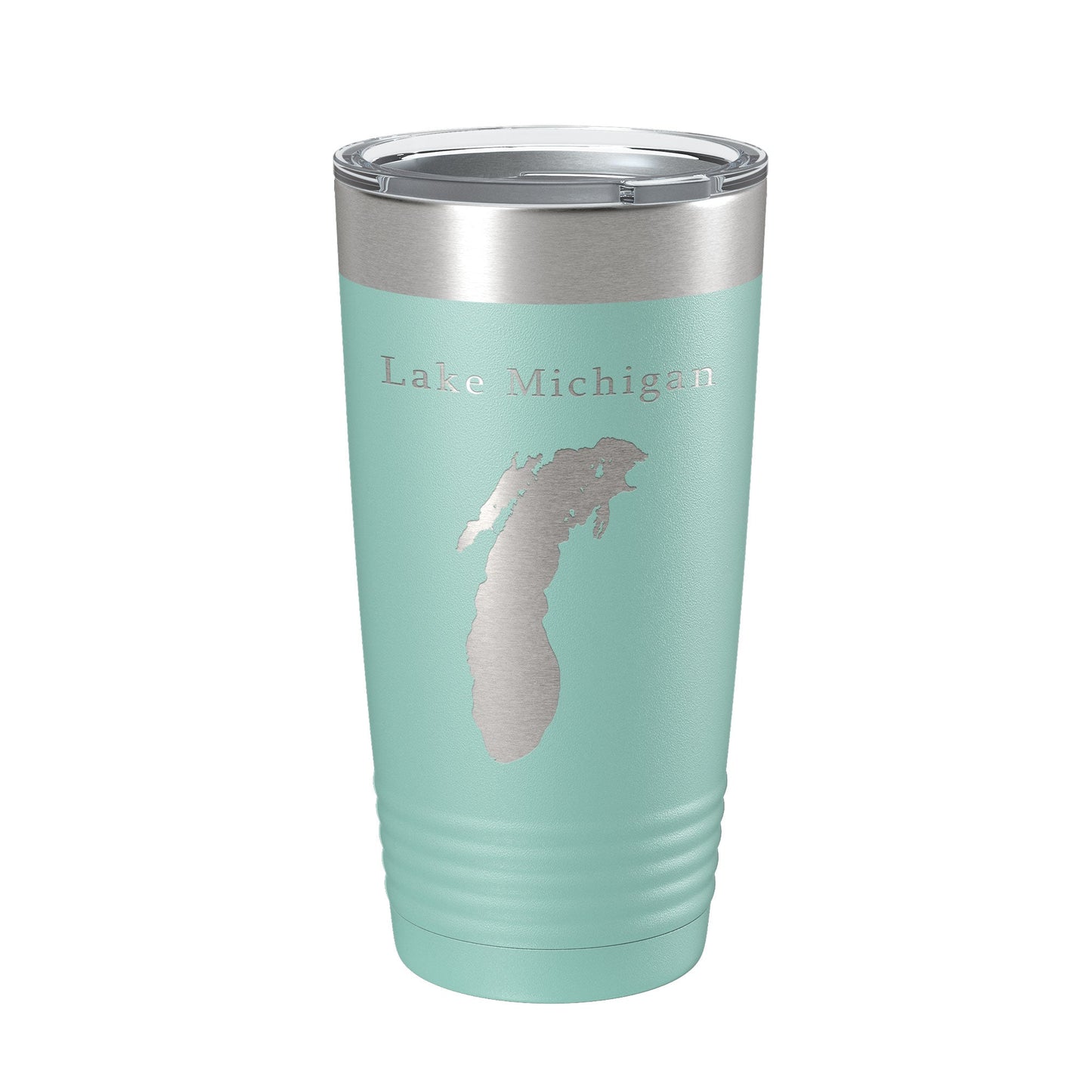 Lake Michigan Map Tumbler Travel Mug Insulated Laser Engraved Coffee Cup Illinois Wisconsin Indiana Michigan 20 oz-12