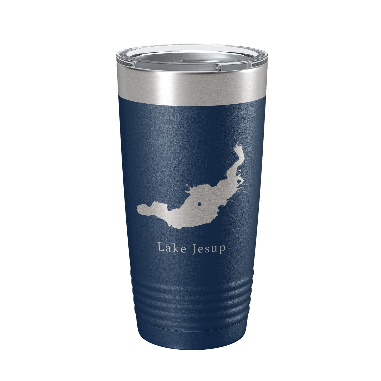 Lake Jesup Map Tumbler Travel Mug Insulated Laser Engraved Coffee Cup Florida 20 oz-2