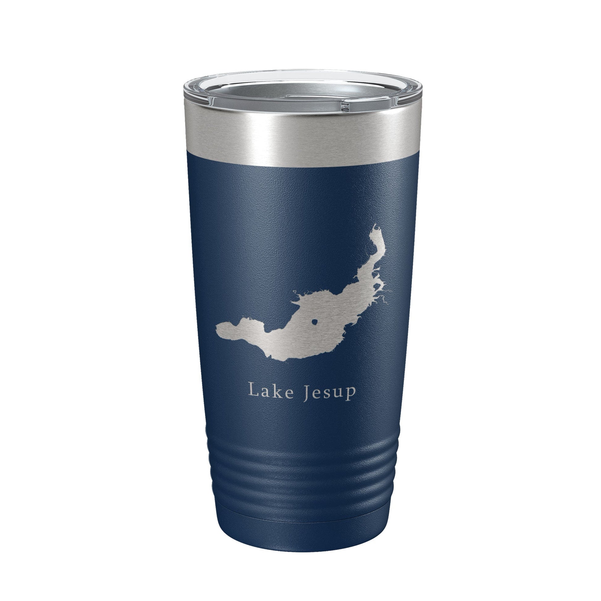 Lake Jesup Map Tumbler Travel Mug Insulated Laser Engraved Coffee Cup Florida 20 oz-2