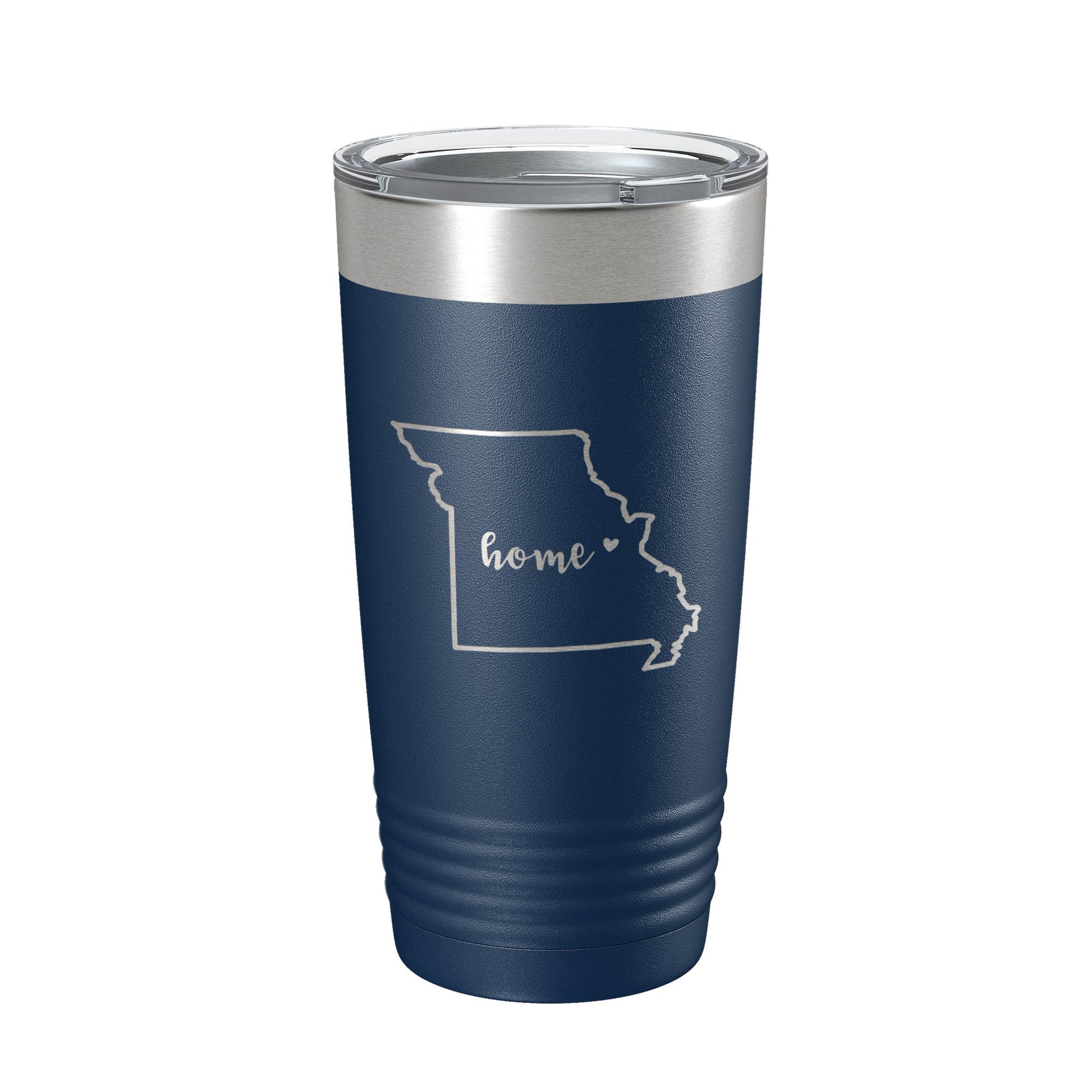 Missouri Tumbler Home State Travel Mug Insulated Laser Engraved Map Coffee Cup 20 oz-2