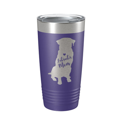 Labrador Retriever Lab Mom Tumbler Dog Travel Mug Gift Insulated Laser Engraved Coffee Cup 20 oz-15